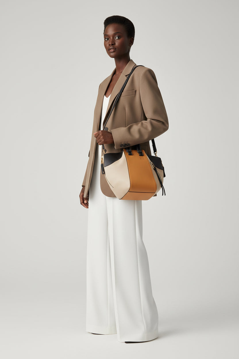 Loewe Anagram Basket Bag Small  Leather Previously Owned Authentic