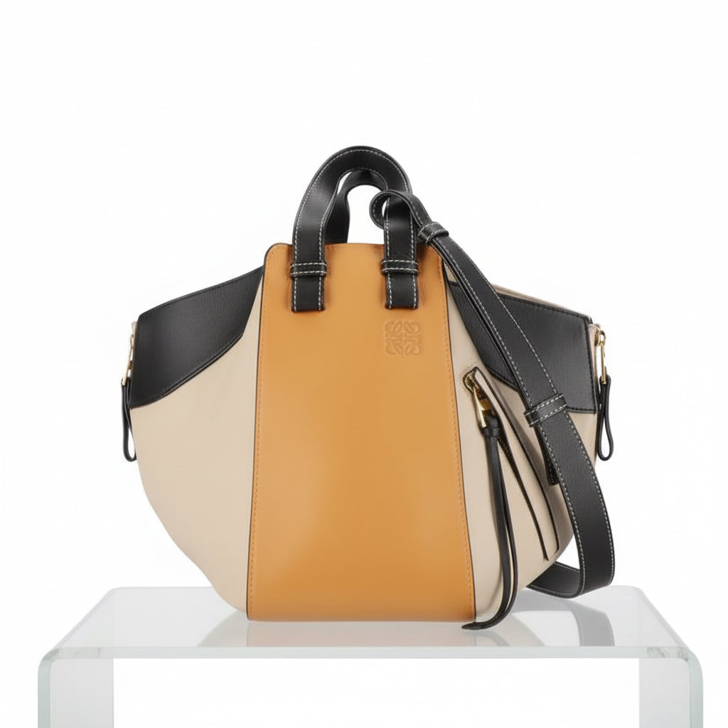Loewe Anagram Basket Bag Small  Leather Previously Owned Authentic