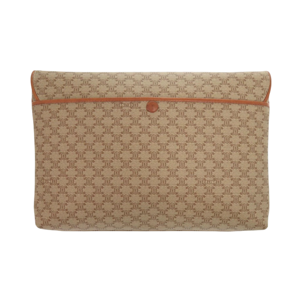 CELINE Macadam Beige Shoulder Bag | Authentic Previously Owned