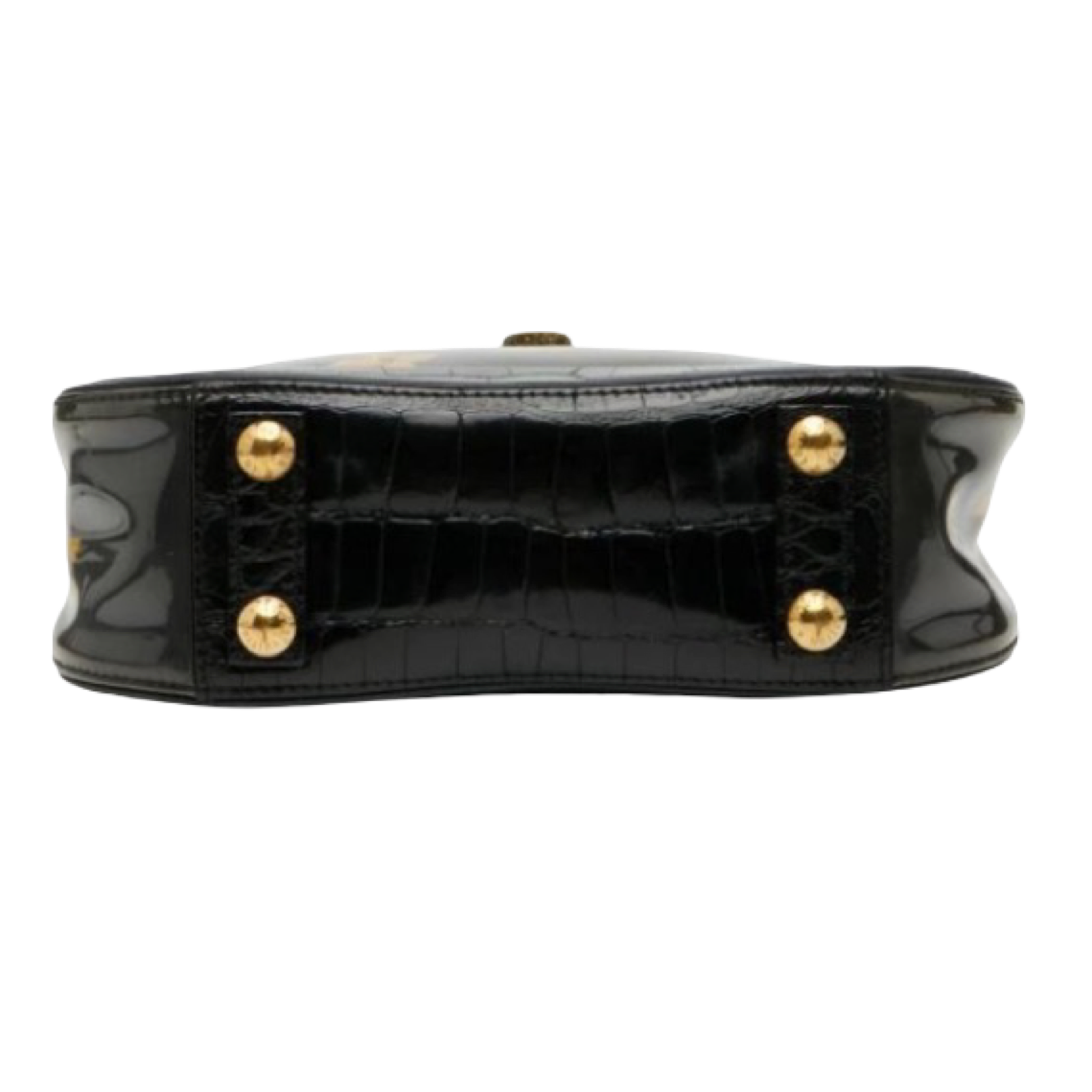 LOUIS VUITTON Sac Flare Monogram Charm Black Beige Gold Chain Shoulder Bag – Authentic Previously Owned