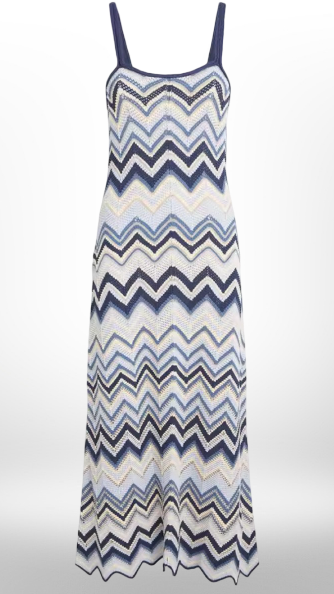 Chevron Knit Maxi Dress | L’LUXE Resort • Wear