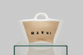 Marni Tropicalia 2-Way Raffia & Leather Bag Previously Owned Authentic