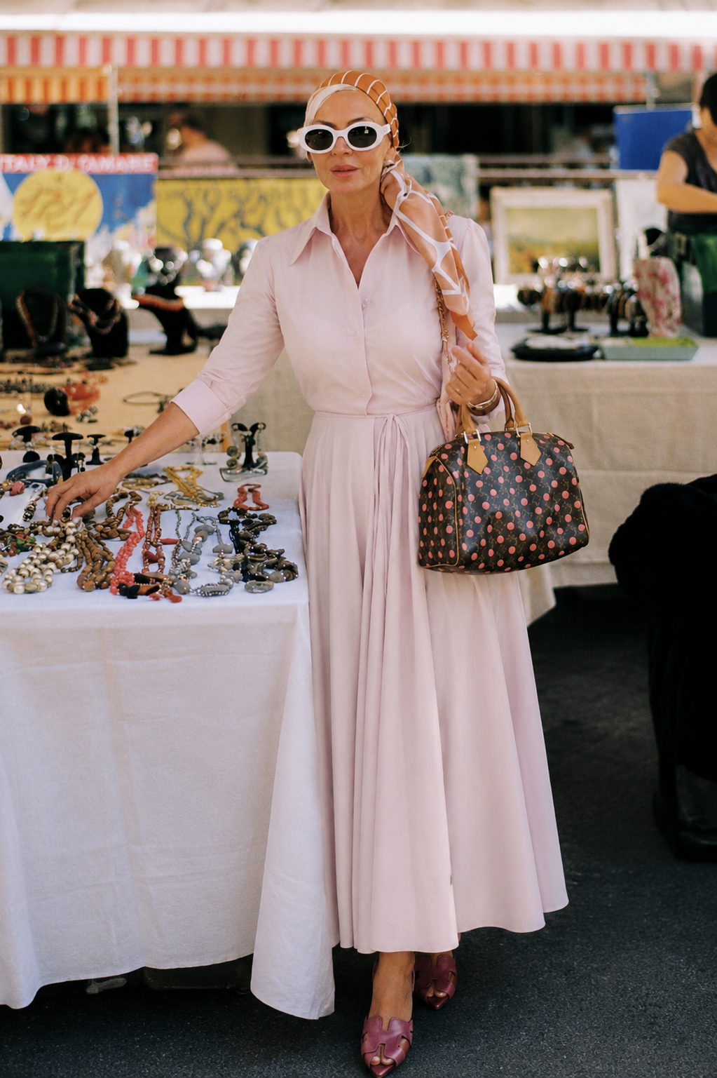Blush Pink Two Piece Pleated A-Line Maxi Skirt matching Cropped Shirt Co-Ord Outfit