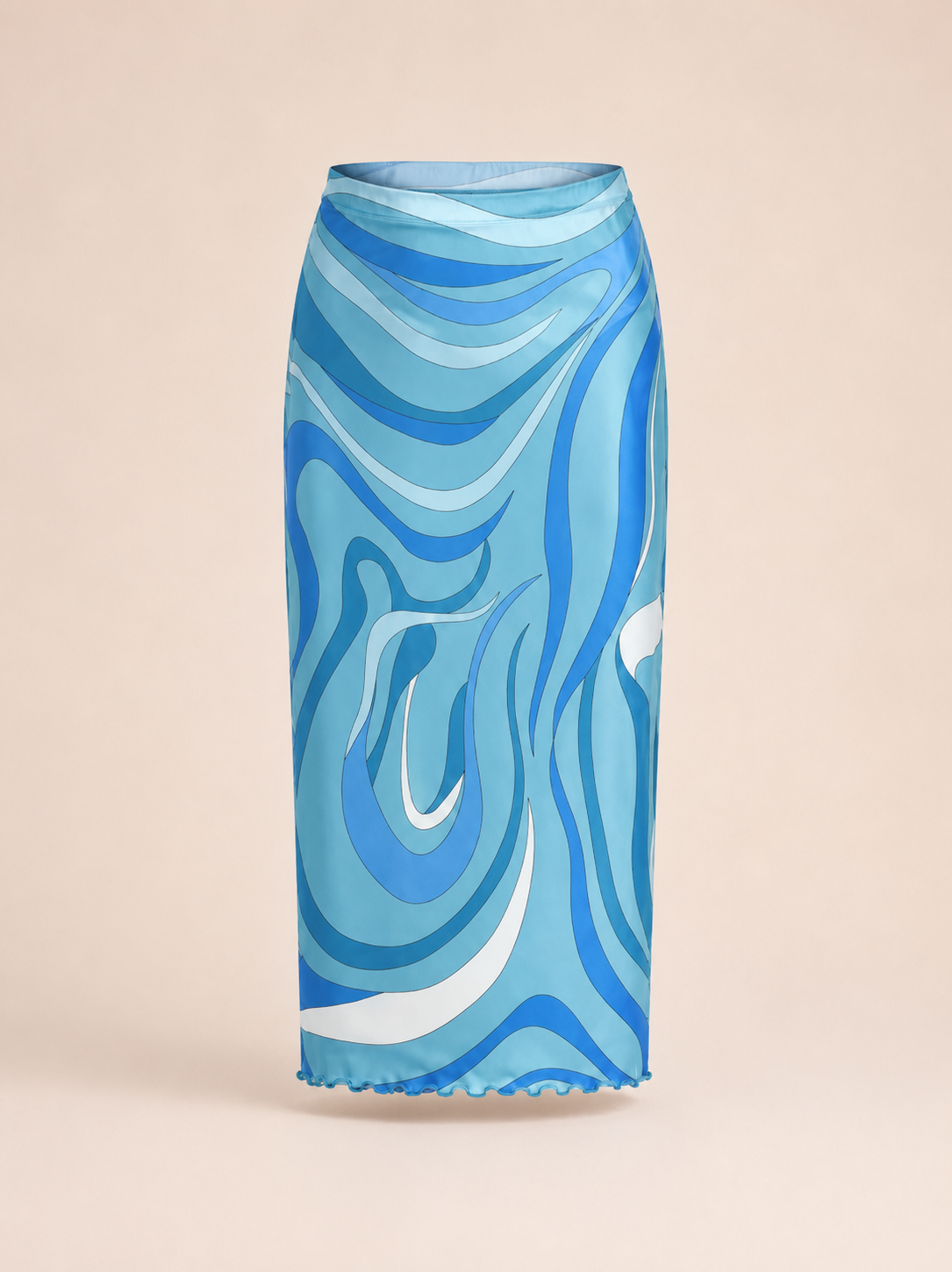 Aqua Paisley Resort Collection – Maxi Dress, Mesh Top, Midi Skirt & the One-Shoulder Swimsuit