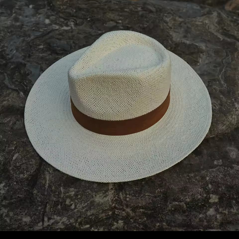 Luxury Woven Panama Straw Fedora | L’LUXE Hats