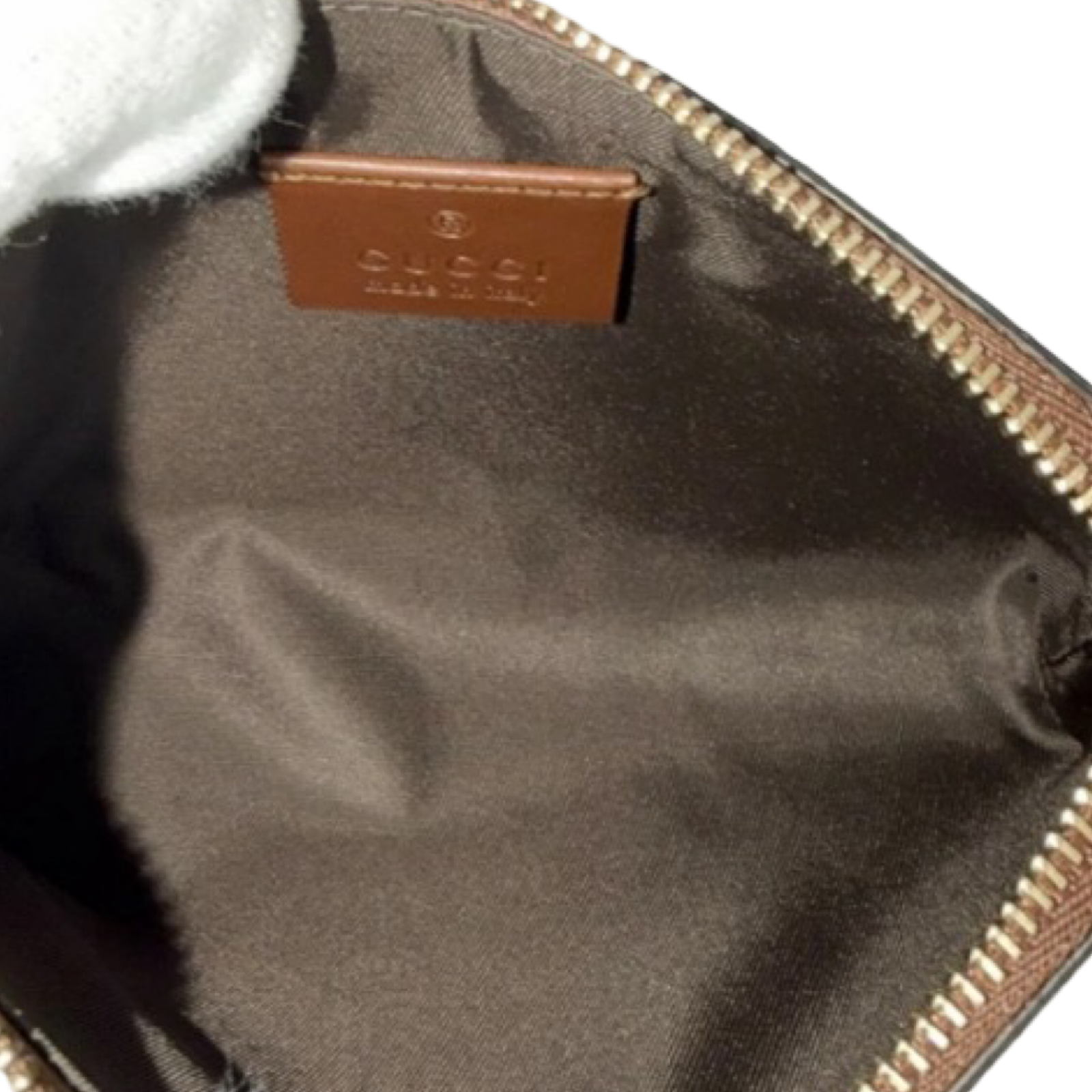 Gucci GG Canvas Small Leather Key Case Bag | Authentic Previously Owned