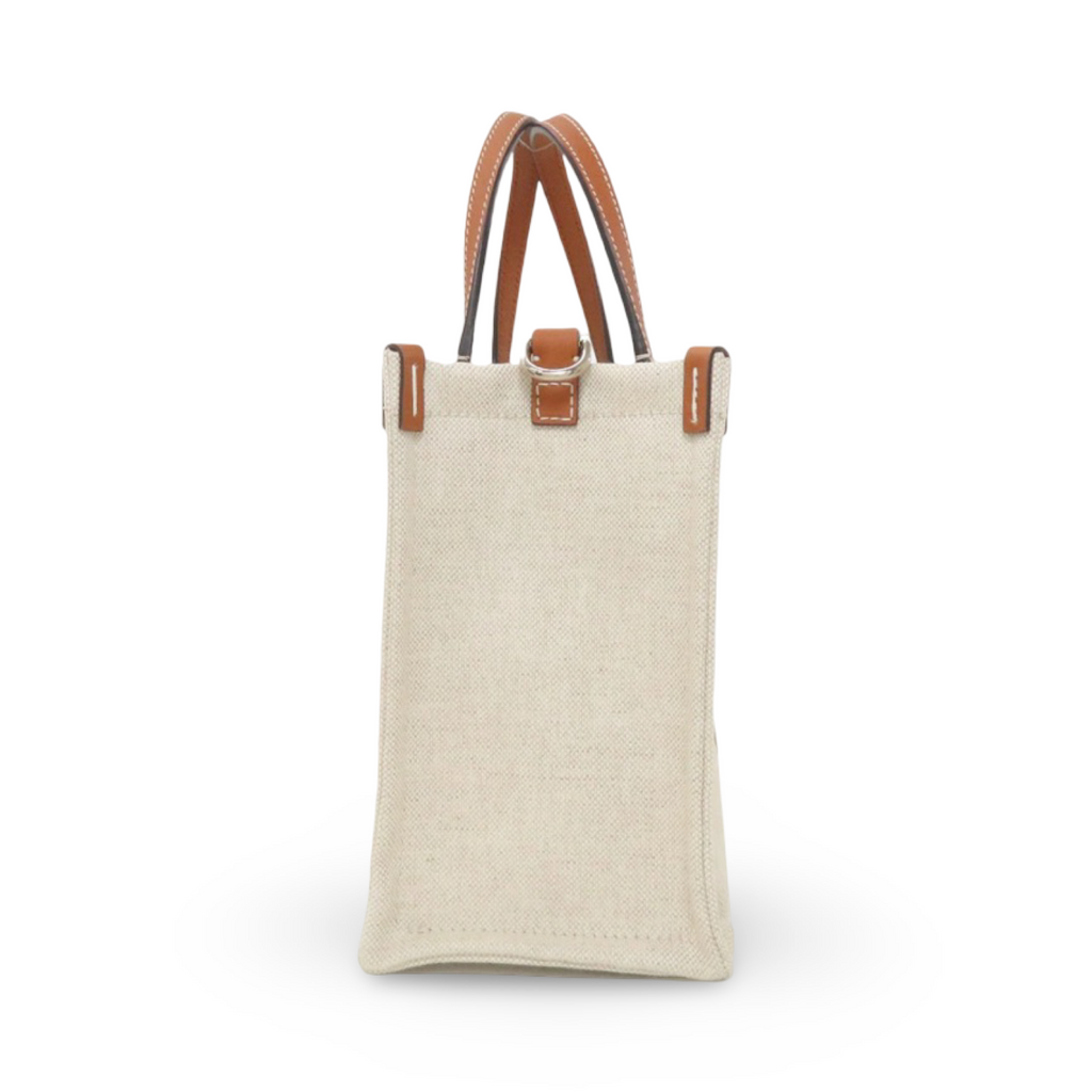 Gucci Print Small Canvas Handbag Beige Brown | Authentic Previously Owned