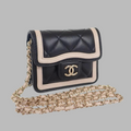 Chanel Mini Matelassé Lambskin Chain Clutch Authentic Previously Owned