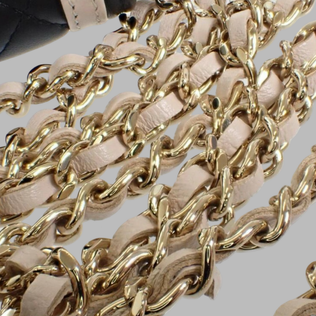 Chanel Mini Matelassé Lambskin Chain Clutch Authentic Previously Owned