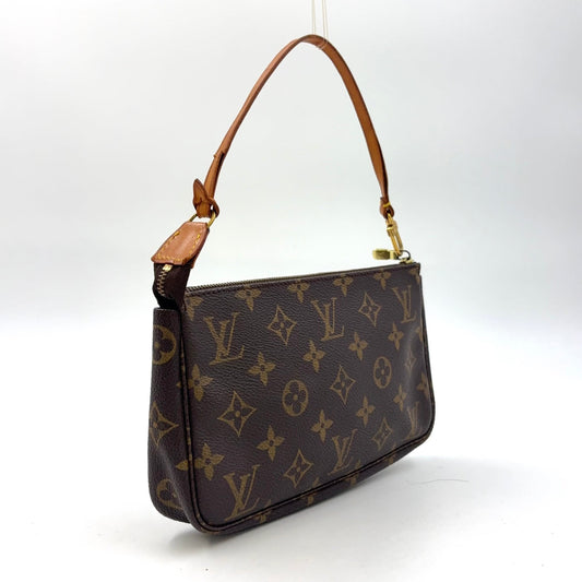 Louis Vuitton Pochette Accessoires Monogram Canvas  Brown – Previously Owned Good Condition | L’LUXE Authentic’s