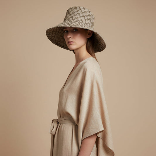 GUCCI – GG Canvas Wide-Brim Hat – 100% Authentic – Previously Owned | L’LUXE Authentic’s