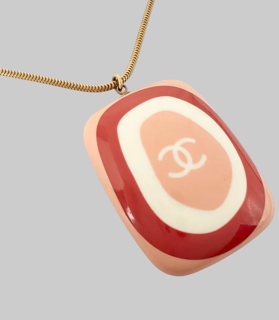 Chanel Coco Mark Vintage Necklace Authentic Previously Owned