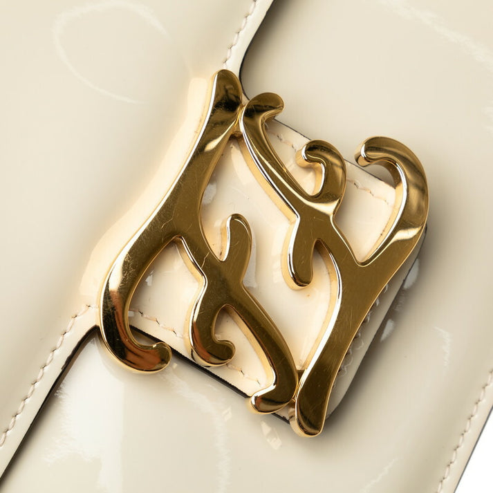 Fendi Calligraphy Patent Leather Shoulder Bag Cream – Previously Owned Great Condition | L’LUXE Authentic’s
