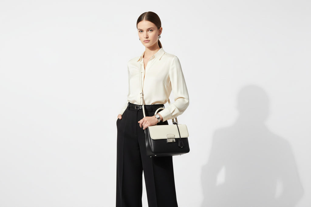 Prada 2WAY Saffiano Leather Previously Owned Authentic