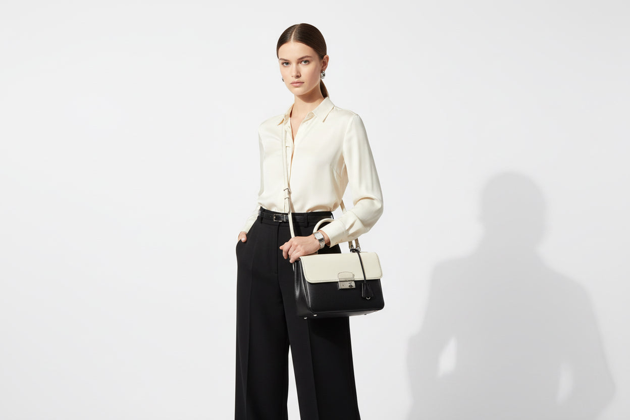 Prada 2WAY Saffiano Leather Previously Owned Authentic