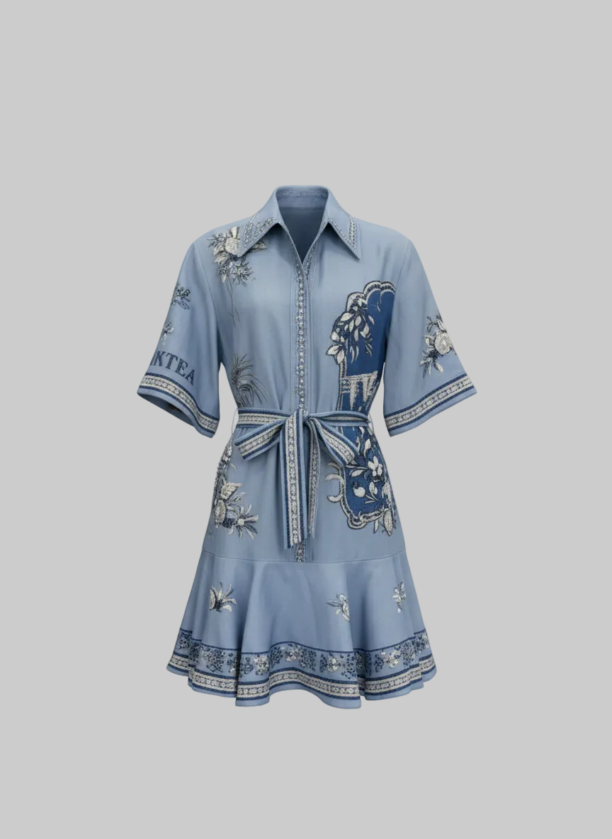 Linen Mini Dress