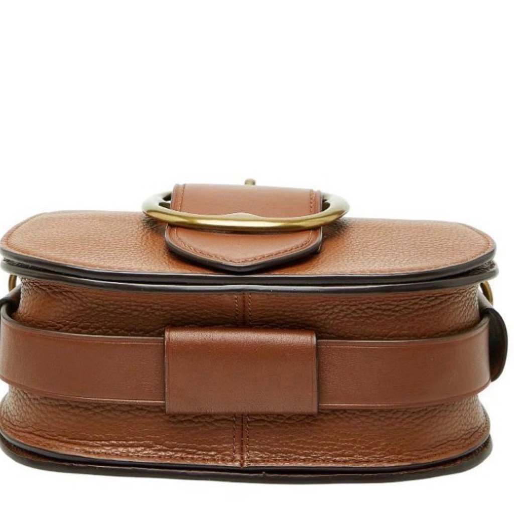 Polo Ralph Lauren Mini Lennox Pebbled Leather Shoulder Bag Authentic Previously Owned