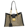 GUCCI Padlock GG Supreme Medium Shoulder Bag Authentic Previously Owned