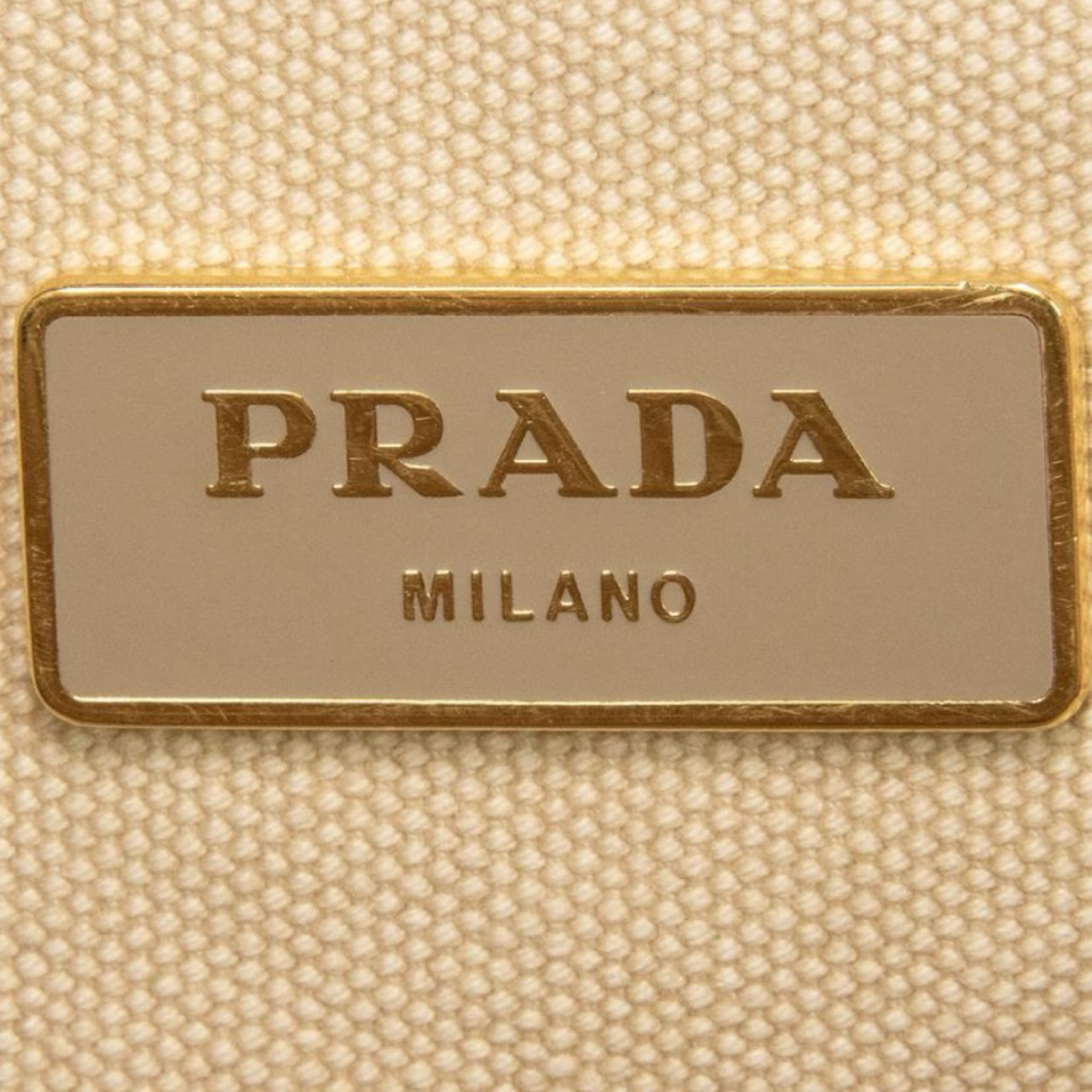 Prada Canapa Delave Tote Bag Pre-Owned Authentic