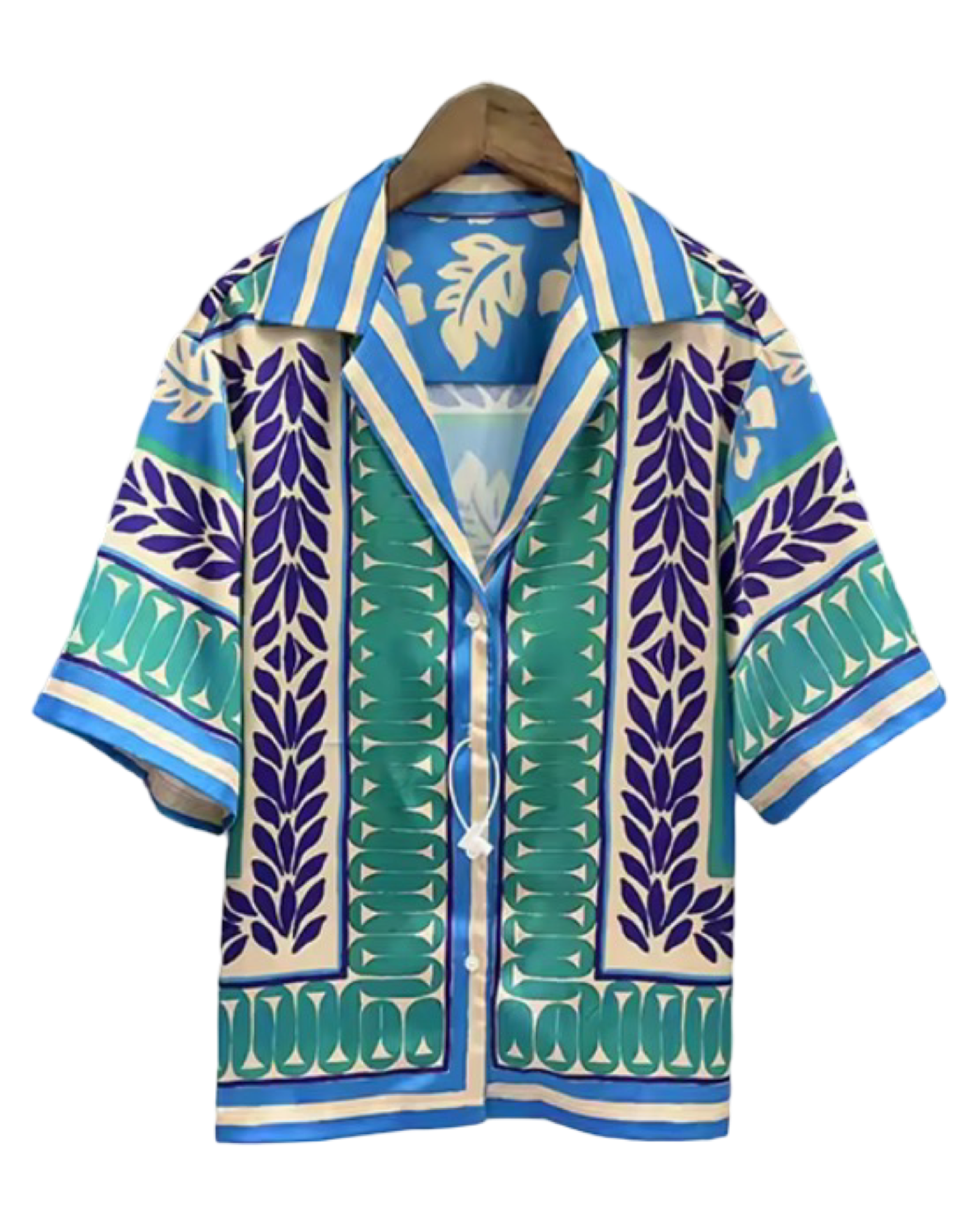 Blue Botanical Resort Collection | Dress, Shirt & Shorts
