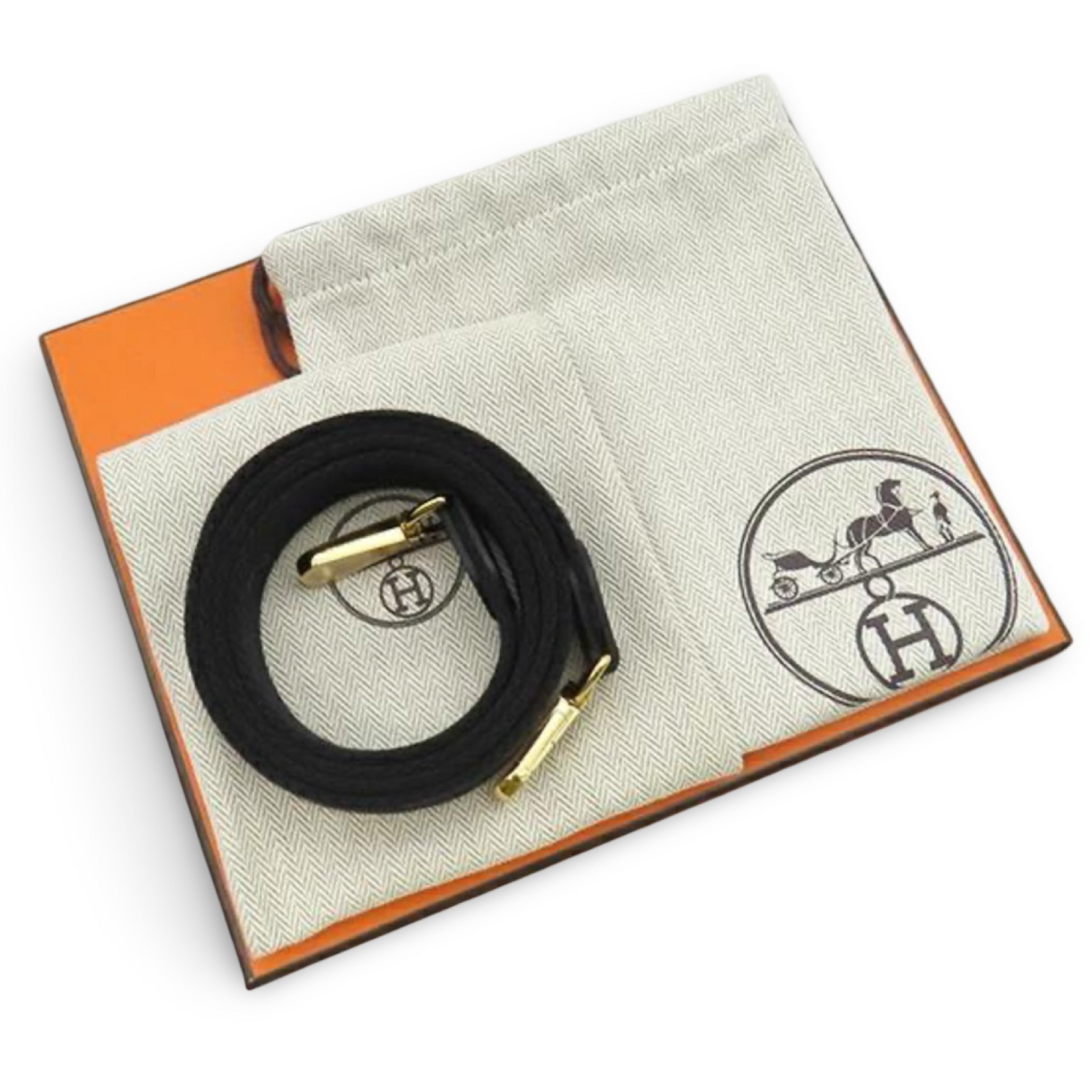 Hermès Herbag MM Toile Officier Leather Handbag Black Pre-Owned – Good Condition | L’LUXE Vintage