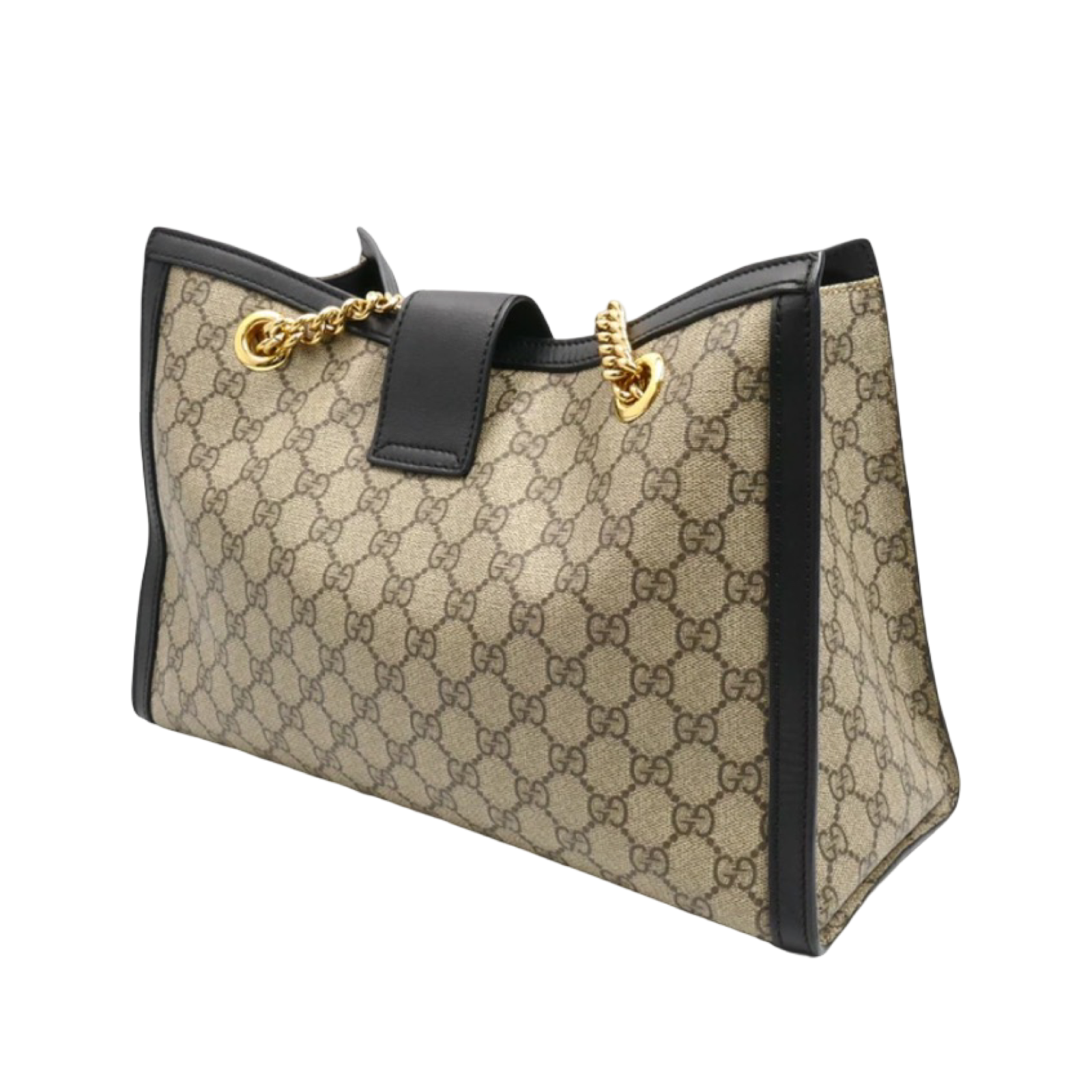 GUCCI Padlock GG Supreme Medium Shoulder Bag Previously Owned Authentic