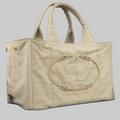 Prada Canapa Delave Tote Bag Pre-Owned Authentic