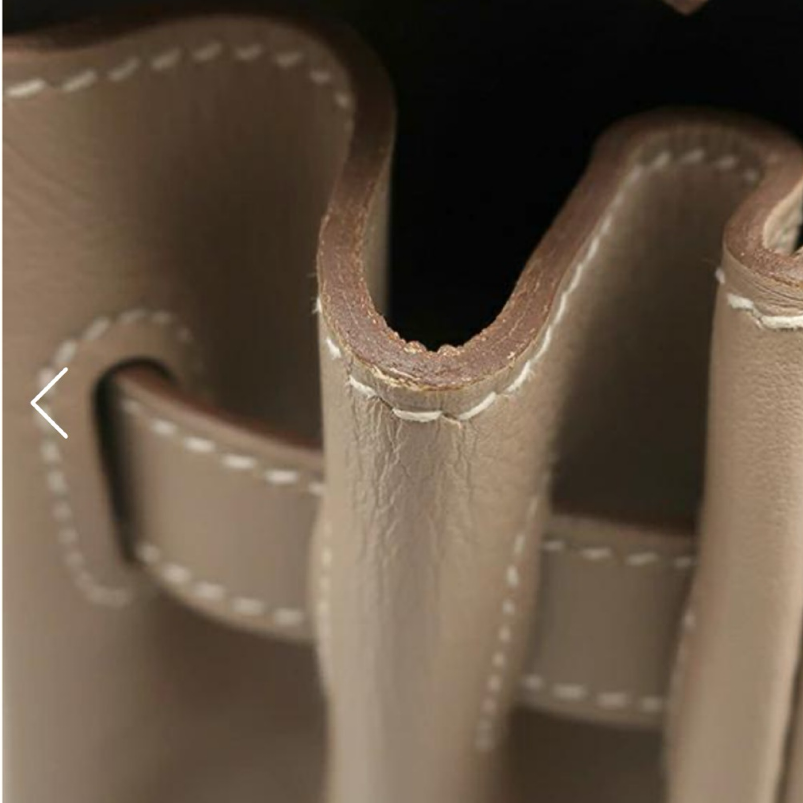 Hermès Kelly 32 Gillies Veau Swift Argile Leather Silver Hardware Previously Owned Authentic