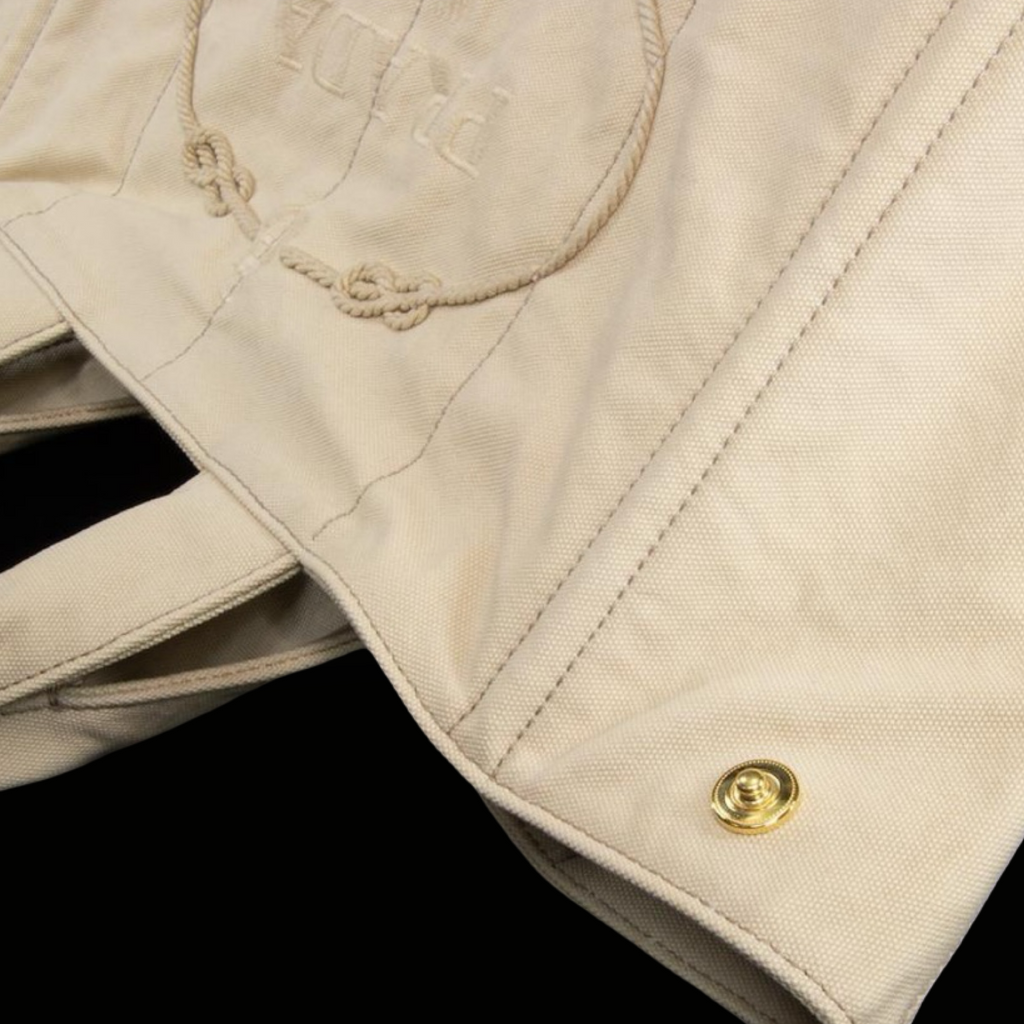 Prada Canapa Delave Tote Bag Pre-Owned Authentic