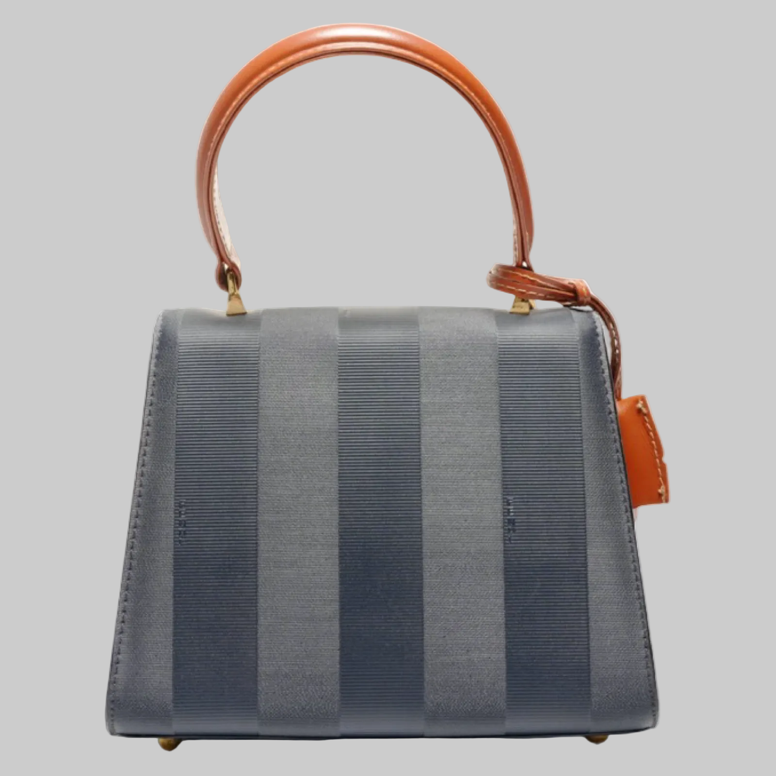 Fendi Pequin 2-way Handbag Authentic Previously Owned