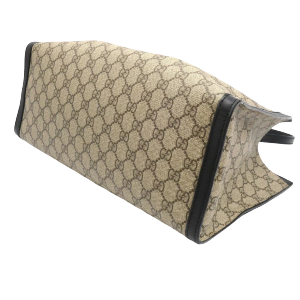 GUCCI Padlock GG Supreme Medium Shoulder Bag Previously Owned Authentic