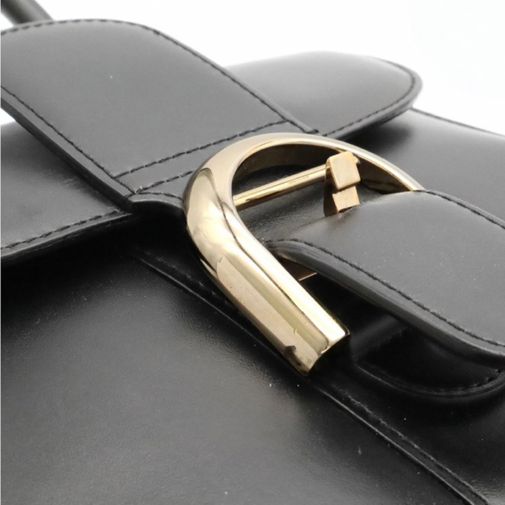 Delvaux Brillant Mini Black Leather Top Handle Bag with Gold Hardware – Authentic- Previously Owned