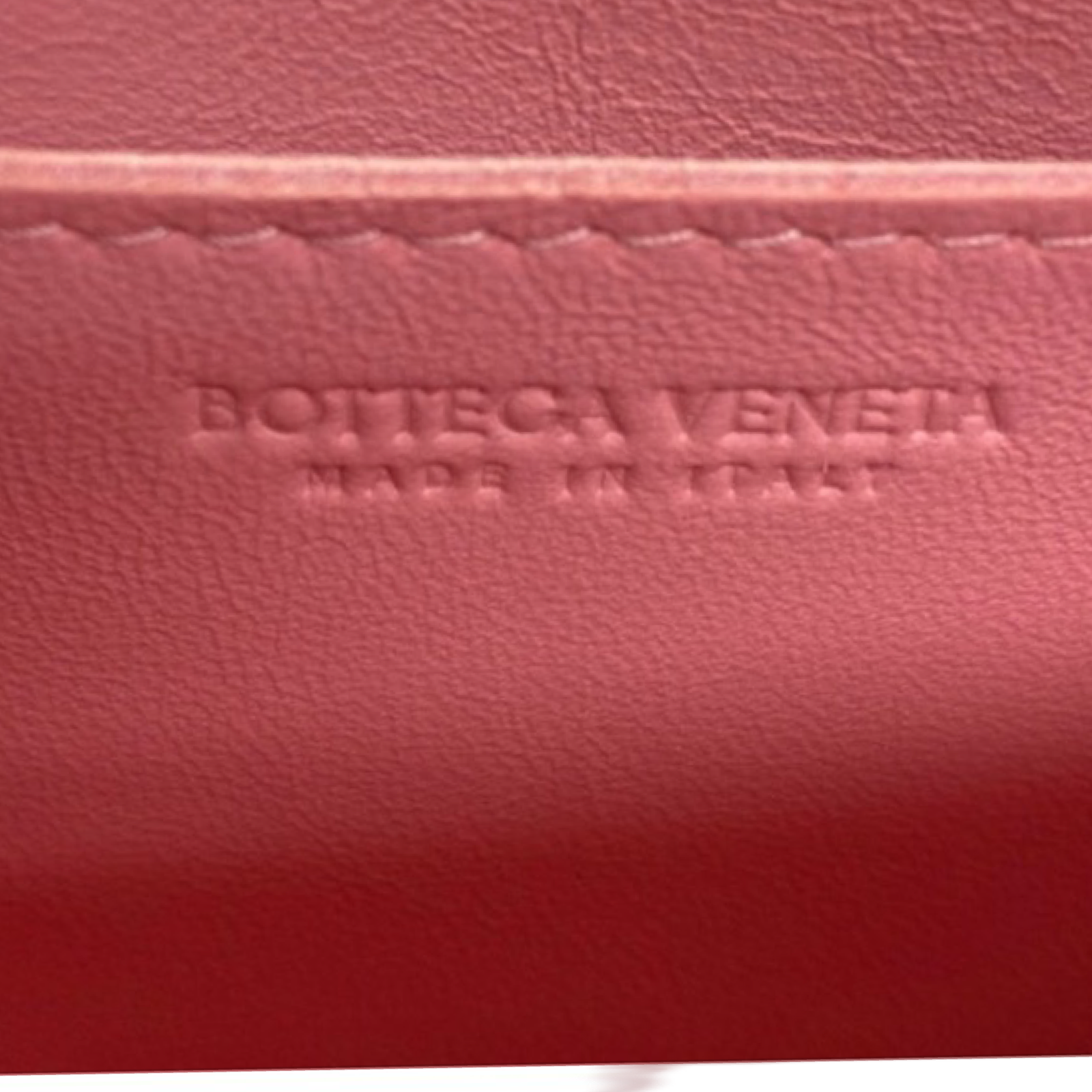 Bottega Veneta Cassette Leather Crossbody Shoulder Bag Pink | Previously Owned Authentic