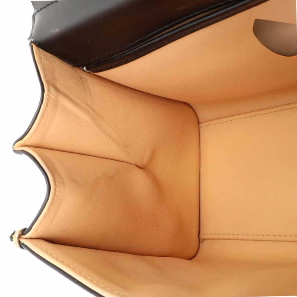 Delvaux Brillant Mini Black Leather Top Handle Bag with Gold Hardware – Authentic- Previously Owned