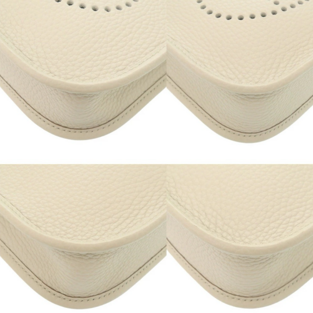 Hermès Evelyne TPM Taurillon Clemence Beton Silver Hardware 2025 Previously Owned Like New Authentic