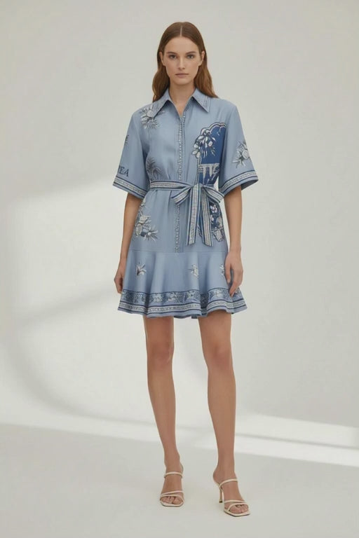 Linen Mini Dress